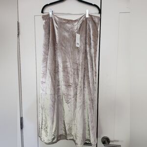 Vince Maxi Velvet Skirt New Size 14